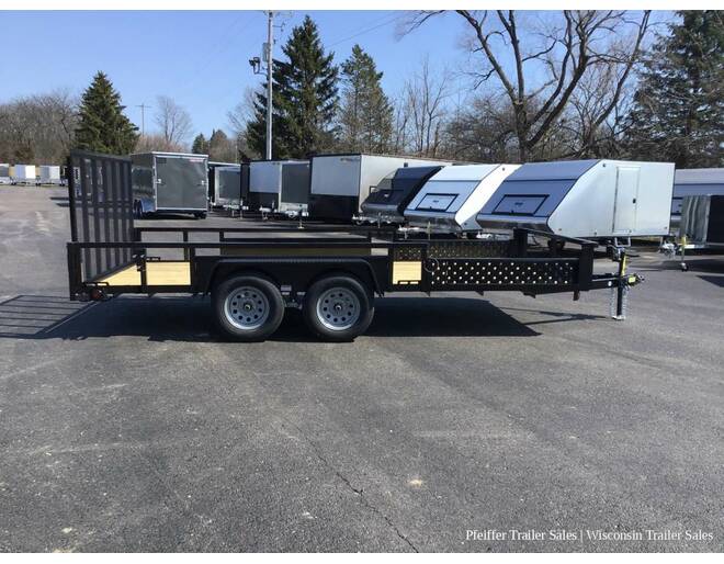 2024 7x16 7K Open Steel Utility/Landscape w/ Removable ATV Ramps by Quality Steel & Aluminum Utility BP at Pfeiffer Trailer Sales STOCK# 41108 Photo 7