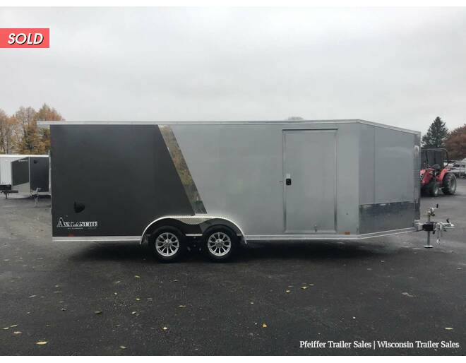 2024 7x23 Look Avalanche Deluxe Motorsport 3 Place Snowmobile Trailer - 6'6 Int. Height (Silver/Charcoal) Snowmobile Trailer at Pfeiffer Trailer Sales STOCK# 8329 Photo 4
