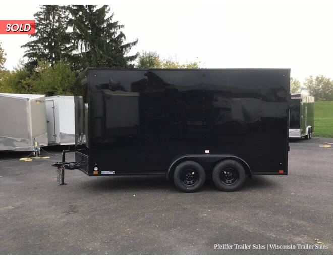 2024 7x14 Discovery Rover ET w/ NATDA Pkg & 7ft Interior Height (Black) Cargo Encl BP at Pfeiffer Trailer Sales STOCK# 21572 Photo 3