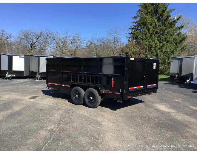 2024 7x16 14K Dump and Go Dump Trailer w/ Sidewall Extension by Quality Steel & Aluminum Dump at Pfeiffer Trailer Sales STOCK# 47780 Photo 4