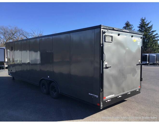2021 Used 8.5x36 10k Stealth Raptor Gooseneck Enclosed Car Hauler (Charcoal) Auto Encl GN at Pfeiffer Trailer Sales STOCK# 2021S Photo 4