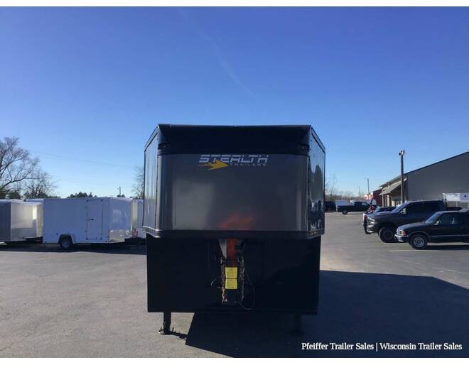 2021 Used 8.5x36 10k Stealth Raptor Gooseneck Enclosed Car Hauler (Charcoal) Auto Encl GN at Pfeiffer Trailer Sales STOCK# 2021S Exterior Photo