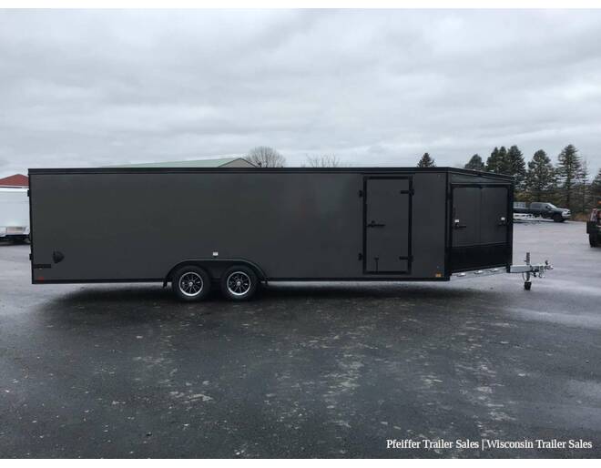 2024 7x29 Discovery Aero-Lite SE 4 Place Snowmobile Trailer - 6ft Interior Height (Charcoal) Snowmobile Trailer at Pfeiffer Trailer Sales STOCK# 021737 Photo 7