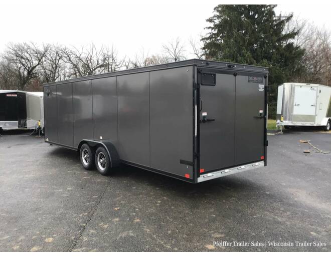 2024 7x29 Discovery Aero-Lite SE 4 Place Snowmobile Trailer - 6ft Interior Height (Charcoal) Snowmobile Trailer at Pfeiffer Trailer Sales STOCK# 021737 Photo 3