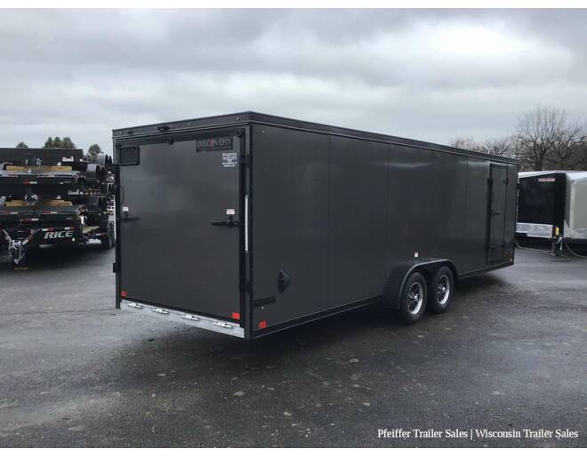 2024 7x29 Discovery Aero-Lite SE 4 Place Snowmobile Trailer - 6ft Interior Height (Charcoal) Snowmobile Trailer at Pfeiffer Trailer Sales STOCK# 021737 Photo 6