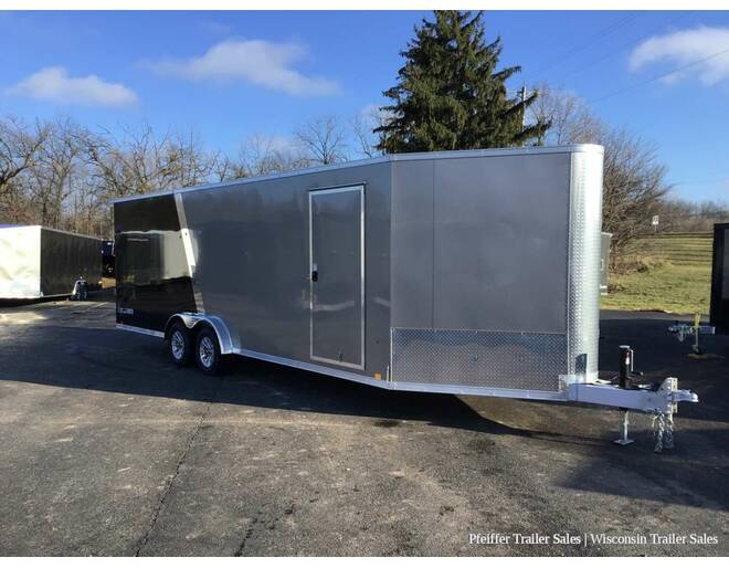 2024 7.5x29 Look Avalanche Deluxe Motorsport 4 Place Snowmobile Trailer - 7' Int. Height (Pewter/Black) Snowmobile Trailer at Pfeiffer Trailer Sales STOCK# 8348 Photo 8