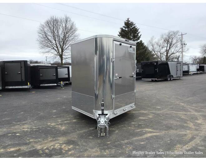 2024 7.5x23 Look Avalanche Deluxe Motorsport 3 Place Snowmobile Trailer - 7ft Int. Height (Pewter/Black) Snowmobile Trailer at Pfeiffer Trailer Sales STOCK# 8344 Exterior Photo