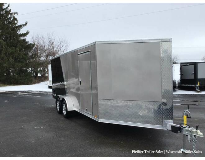 2024 7x23 Look Avalanche Deluxe Motorsport 3 Place Snowmobile Trailer - 6'6 Int. Height (Champ Beige/Blk) Snowmobile Trailer at Pfeiffer Trailer Sales STOCK# 8327 Photo 8