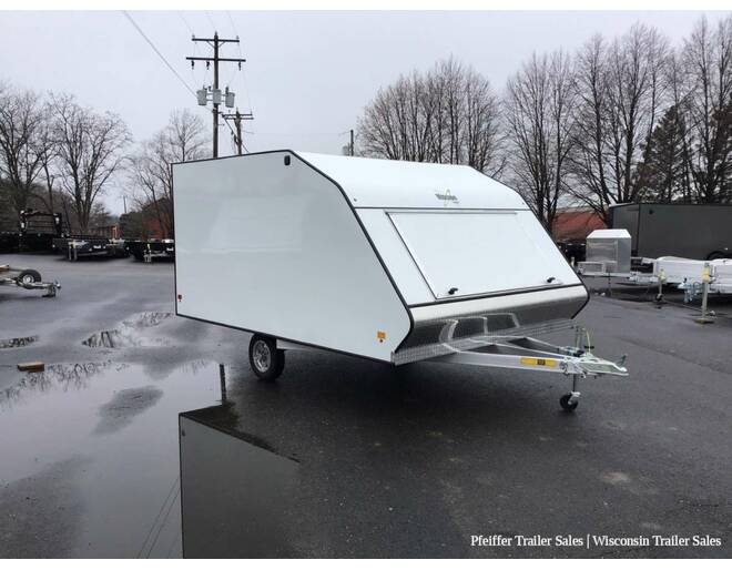2024 101x12 Mission Crossover (White) Snowmobile Trailer at Pfeiffer Trailer Sales STOCK# 84045 Photo 8
