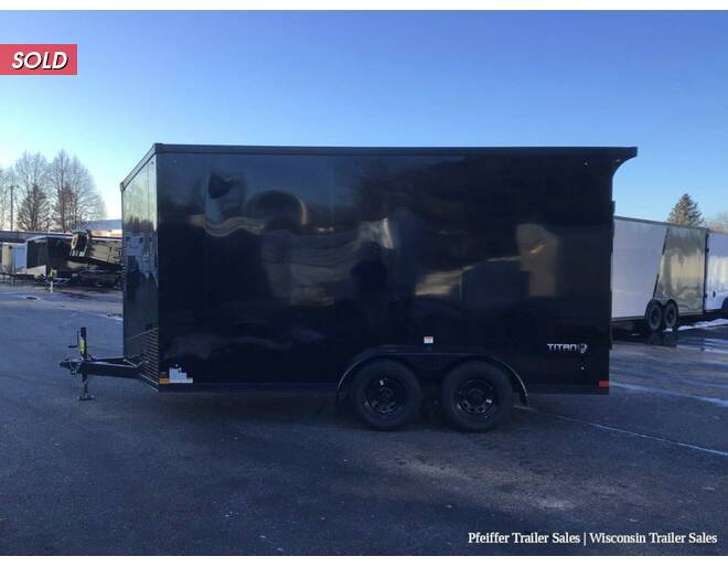 2024 7x14 Stealth Titan w/ NATDA Titan Pkg (Black) Cargo Encl BP at Pfeiffer Trailer Sales STOCK# 252 Photo 3