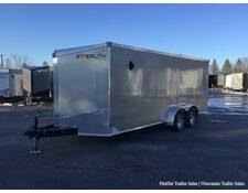 2024 7x18 Stealth Mustang (Pewter) cargo at Pfeiffer Trailer Sales STOCK# 288