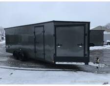 2024 7x27 Stealth Apache 3-4 Place Snowmobile Trailer (Charcoal) Snowmobile Trailer at Pfeiffer Trailer Sales STOCK# 269