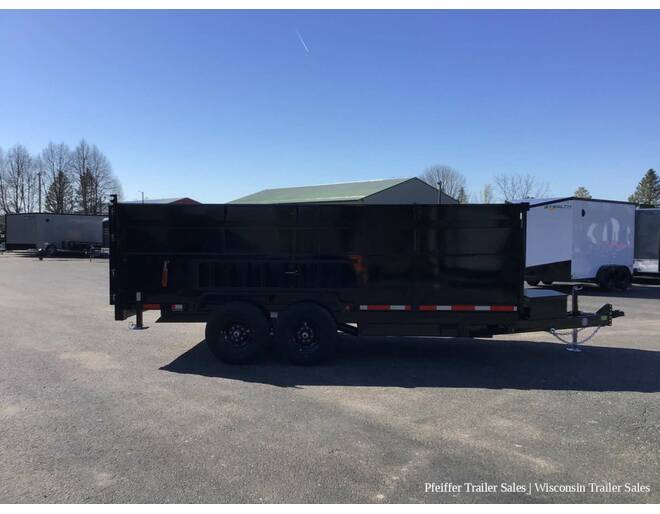 2024 7x16 14K Dump and Go Dump Trailer w/ Sidewall Extension by Quality Steel & Aluminum Dump at Pfeiffer Trailer Sales STOCK# 47762 Photo 5