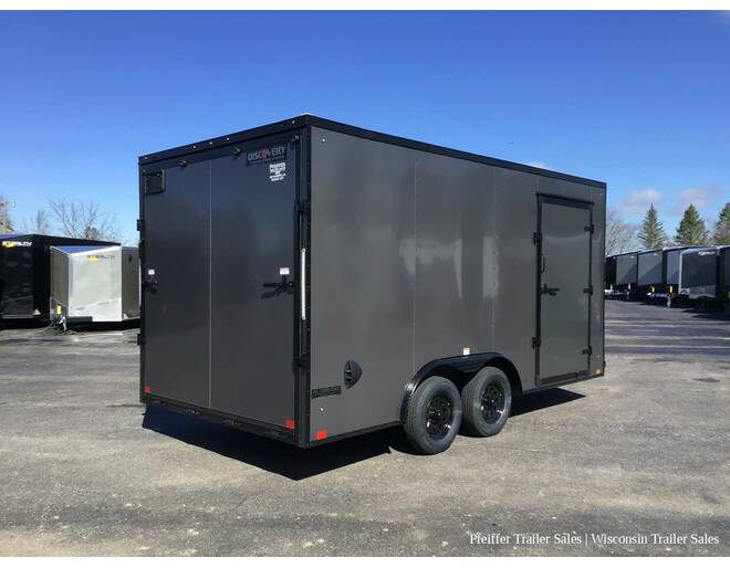 2024 8.5x16 7K Discovery Challenger ET Enclosed Car/ UTV Trailer, NATDA Pkg, 7ft Int. Height (Charcoal) Auto Encl BP at Pfeiffer Trailer Sales STOCK# 21575 Photo 6