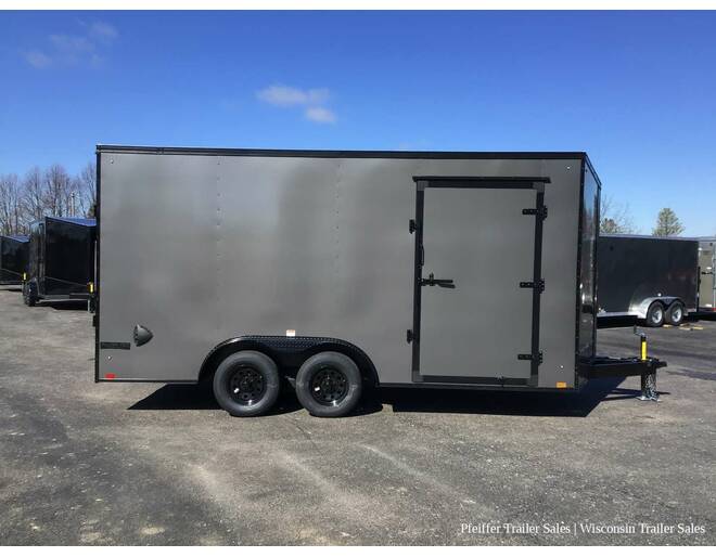 2024 8.5x16 7K Discovery Challenger ET Enclosed Car/ UTV Trailer, NATDA Pkg, 7ft Int. Height (Charcoal) Auto Encl BP at Pfeiffer Trailer Sales STOCK# 21575 Photo 7