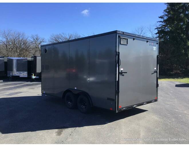 2024 8.5x16 7K Discovery Challenger ET Enclosed Car/ UTV Trailer, NATDA Pkg, 7ft Int. Height (Charcoal) Auto Encl BP at Pfeiffer Trailer Sales STOCK# 21575 Photo 4