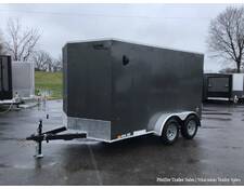 2024 7x12 Tandem Axle Look ST DLX (Charcoal) cargo at Pfeiffer Trailer Sales STOCK# 14751