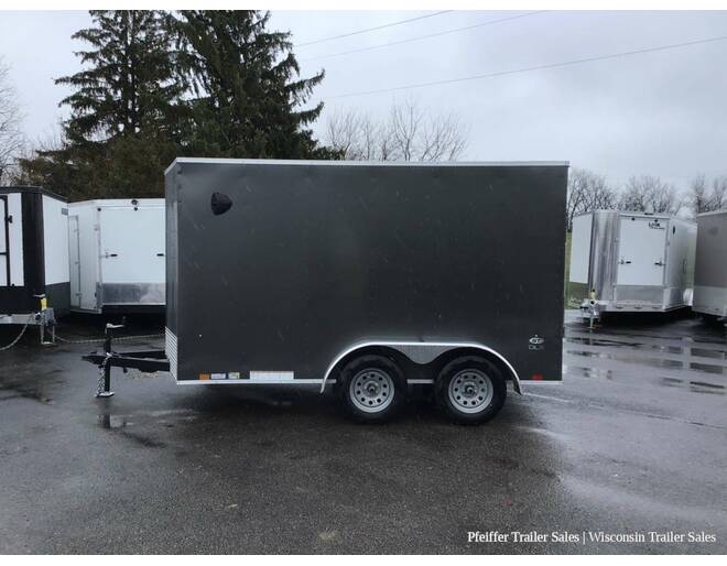 2024 7x12 Tandem Axle Look ST DLX (Charcoal) Cargo Encl BP at Pfeiffer Trailer Sales STOCK# 14751 Photo 3
