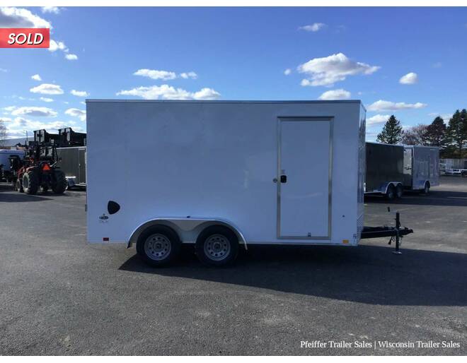 2024 7x14 Look ST DLX w/ 7ft Interior Height (White) Cargo Encl BP at Pfeiffer Trailer Sales STOCK# 14755 Photo 7