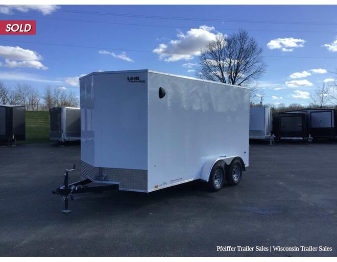 2024 7x14 Look ST DLX w/ 7ft Interior Height (White) Cargo Encl BP at Pfeiffer Trailer Sales STOCK# 14755 Exterior Photo