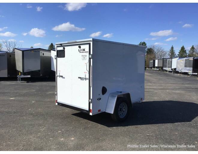 2024 5x8 Look ST DLX (White) Cargo Encl BP at Pfeiffer Trailer Sales STOCK# 14736 Photo 6