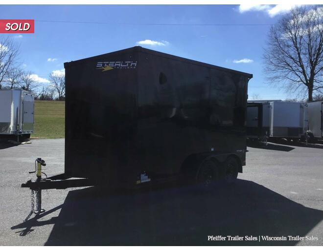 2024 7x12 Tandem Axle Stealth Titan w/ NATDA Titan Pkg (Black) Cargo Encl BP at Pfeiffer Trailer Sales STOCK# 100355 Photo 2